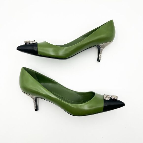 Louis Vuitton LV Monogram Lock Charlotte Pumps Heels EU 39 US 9 - Picture 10 of 16